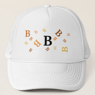 Hat - Jumbled Letters in Orange and Yellow