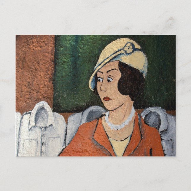 Hat Lady Postcard (Front)