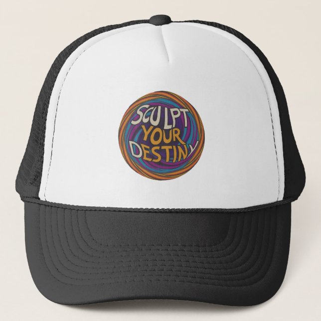  Hat multi coior" Sculpt Your Destiny (Front)