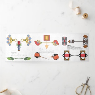 Hat Pins Trifold Card