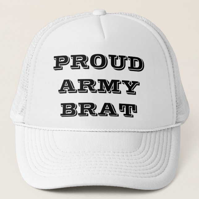 Hat Proud Army Brat (Front)