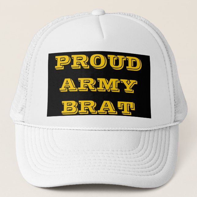Hat Proud Army Brat (Front)