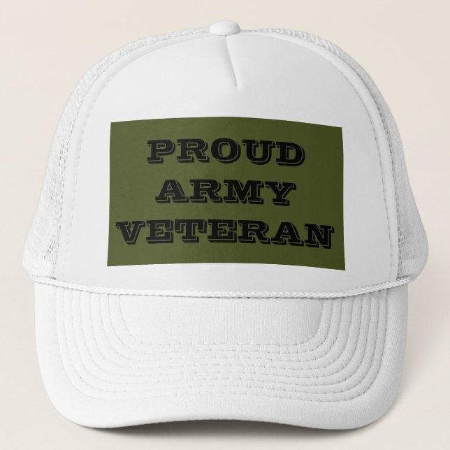 Hat Proud Army Veteran (Front)