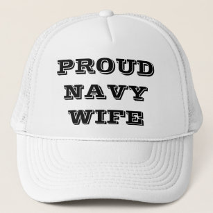 Hat Proud Navy Wife