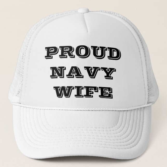 Hat Proud Navy Wife (Front)