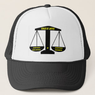 Hat Scales of Justice Justice Delayed Denied
