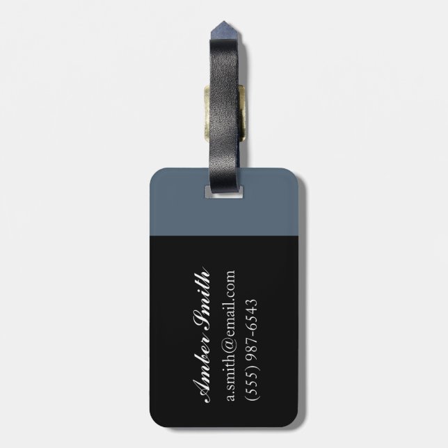 Hat Shop 1990 Luggage Tag (Back Vertical)