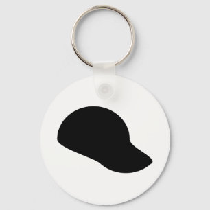 Hat Silhouette Key Ring