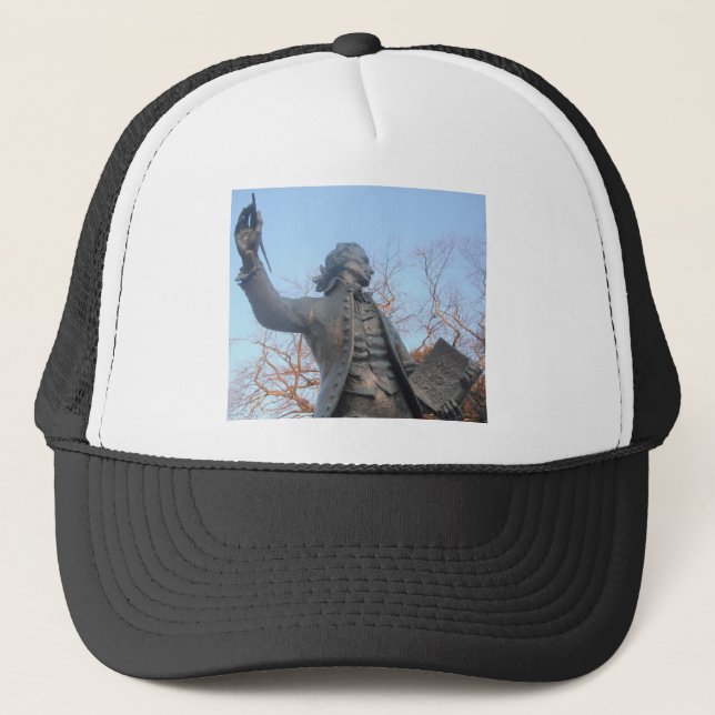 Hat Thomas Paine Statue Holding Rights Of Man (Front)