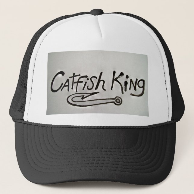 Hat with CATFISH KING on the front. (Front)