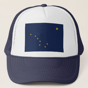 Hat with Flag of  Alaska State - USA