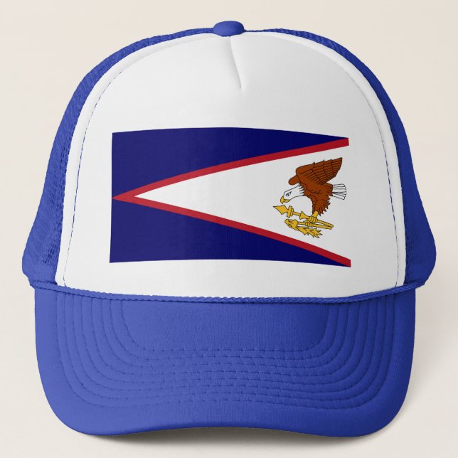 Hat with Flag of  American Samoa- USA (Front)