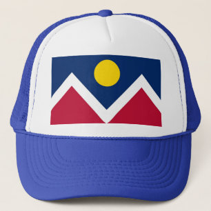 Hat with Flag of Denver, Colorado State - USA