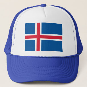 Hat with Flag of Iceland