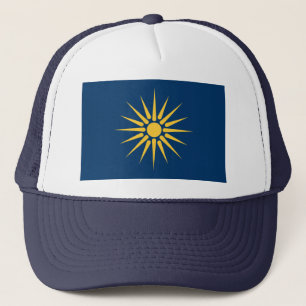 Hat with Flag of Macedonia, Greece