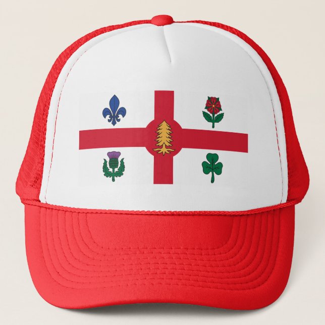 Hat with Flag of Montreal, Canada (Front)