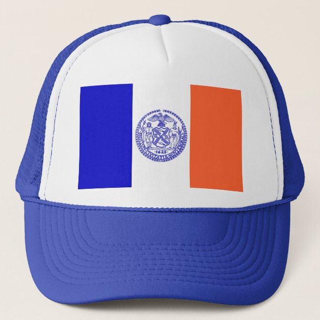 Hat with Flag of New York City - USA (Front)