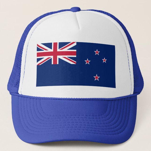 Hat with Flag of New Zealand (Front)