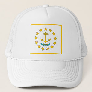Hat with Flag of Rhode Island State - USA