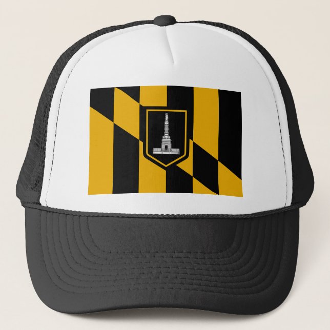 Hat with Flag of the Baltimore, Maryland, USA (Front)