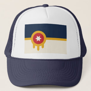 Hat with Flag of Tulsa, Oklahoma
