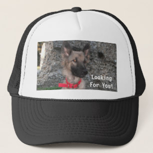 Hat With German Shepherd