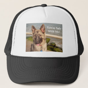 Hat With German Shepherd