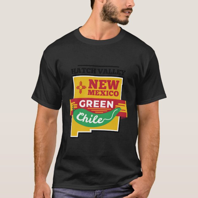 Hatch Chile Shirt New Mexico Green Chilli Pepper (Front)