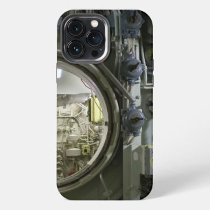 hatch on an old retro submarine iPhone 13 pro max case