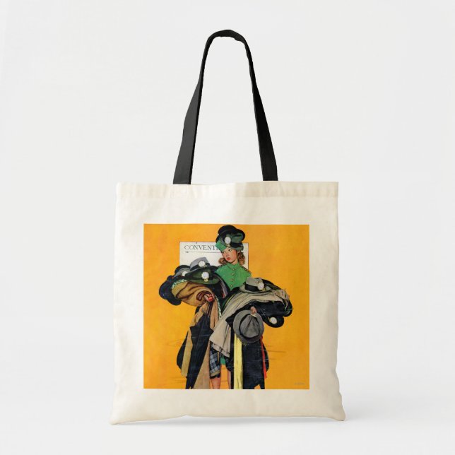 Hatcheck Girl Tote Bag (Front)