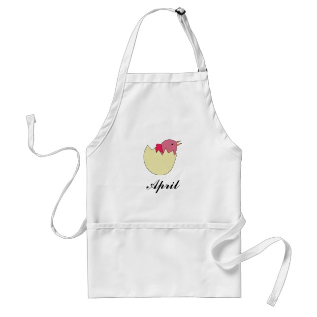 Hatched April Standard Apron (Front)