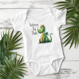 Hatching Big Plans Dragon Baby Bodysuit