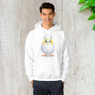 Hatching Chick Yellow Baby Chicken in Egg Shell Hoodie