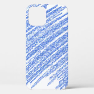 Hatching colored pencil scratch iPhone 12 case