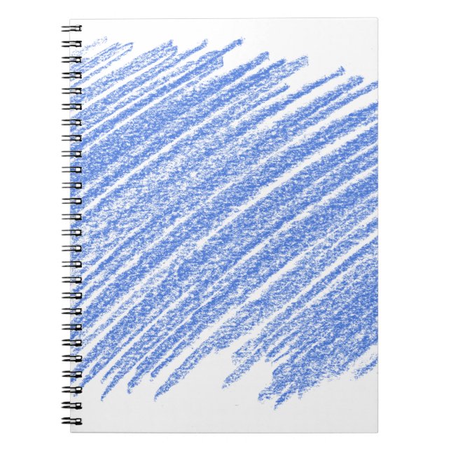 Hatching coloured pencil scratch notebook (Front)