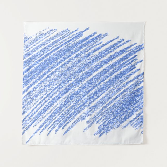 Hatching coloured pencil scratch tapestry (Front)