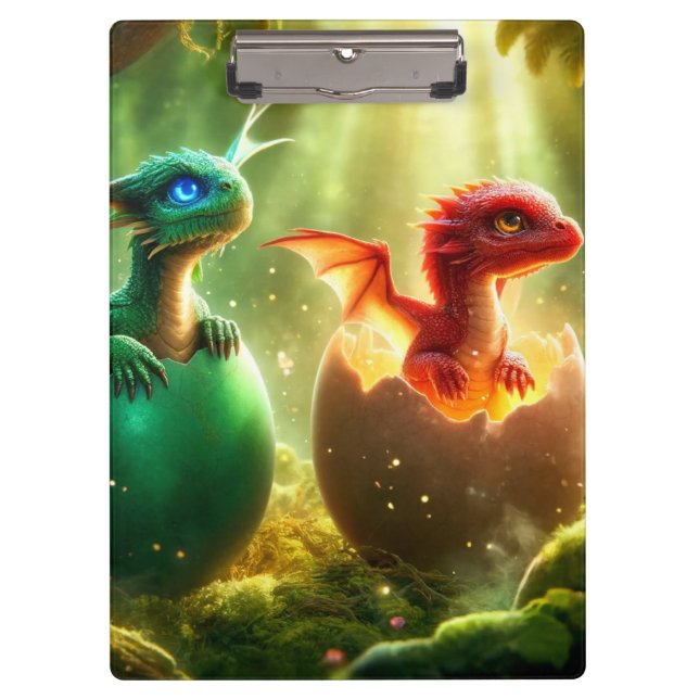 Hatching Dragons Clipboard (Front)