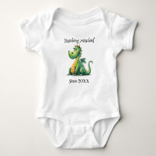 Hatching Mischief Dragon Baby Bodysuit