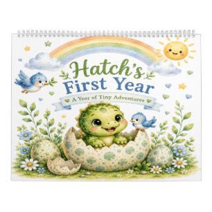 Hatch's First Year Calendar   Dino-Mite Friends