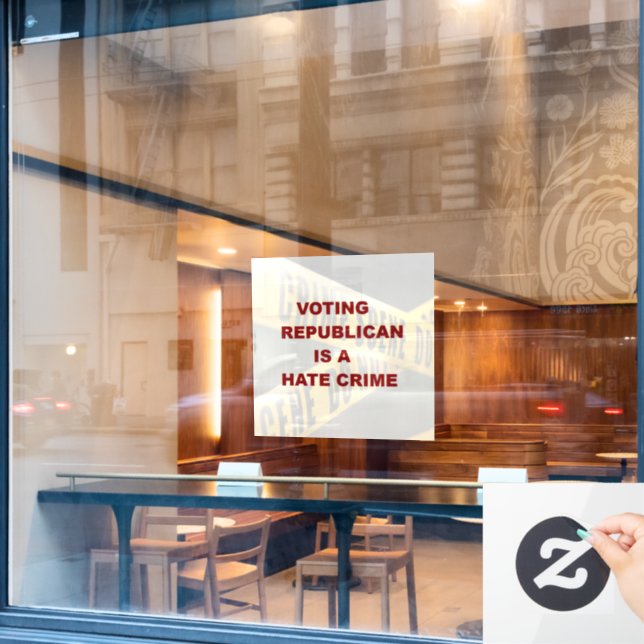 Hate Crime (Cafe Window)