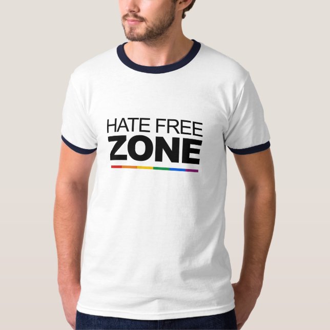 HATE FREE ZONE T-Shirt (Front)