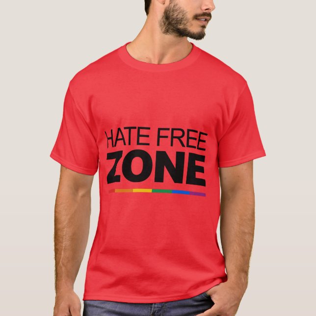 HATE FREE ZONE T-Shirt (Front)