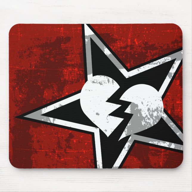 Hate Machine Gaming Mousepad (Red) (Front)