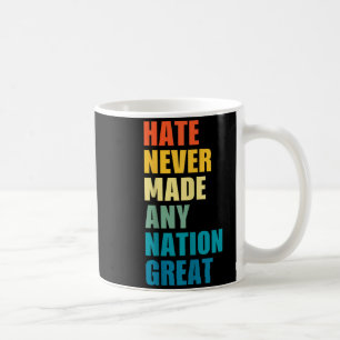 Hate Never Made Any Nation Great Anti-trump 2020 E Coffee Mug