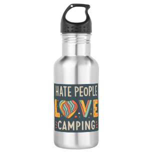 Hate People Love Camping 532 Ml Water Bottle
