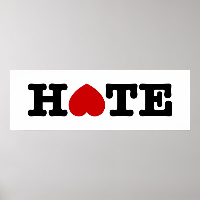 HATE POSTER (Front)