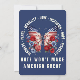 Hate Won’t Make America Great Holiday Card