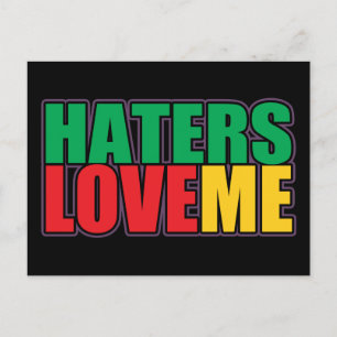 Haters Love Me Postcard