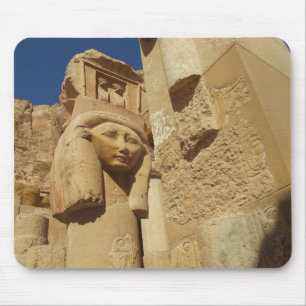 Hathor column - Queen Hatshepsut's Temple, egypt Mouse Pad