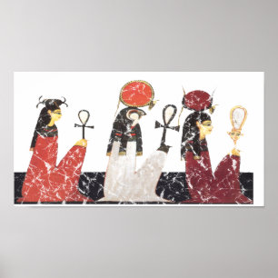 Hathor,Ra and Selkis Poster